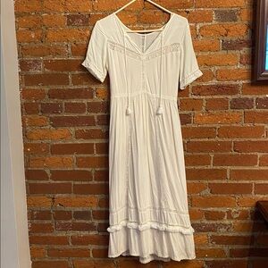VETTA Cream Reversible Dress